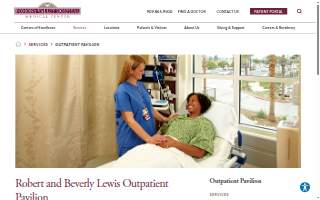 Robert and Beverly Lewis Outpatient Pavilion website