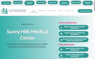 Sunny Hills Medical Center website