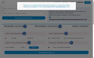 Health Medical Management website