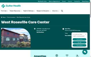 West Roseville Care Center website