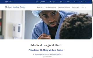 St. Mary Medical Center Medical Surgical Unit website