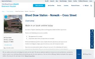 Greenwich Hospital Blood Draw Station - Norwalk website