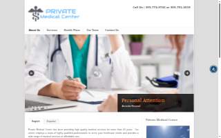 Private Medical Center website