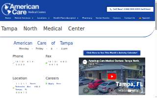 American Care Medical Center of Tampa website