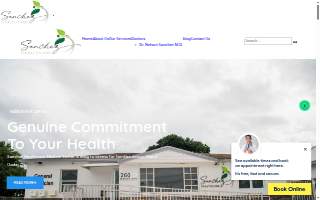 Sanchez Healthcare Medical Office website