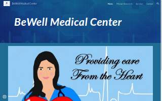 BeWell Medical Center website
