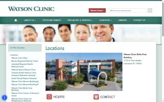 Watson Clinic Bella Vista Building website
