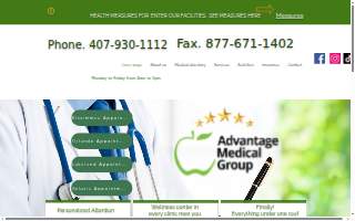 Advantage Medical Group website