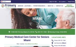 Primary Medical Care Center & Urgent Care Clinic website