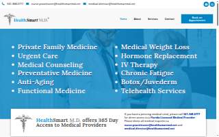 HealthSmart M.D. website