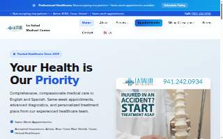 La Salud Medical Center website