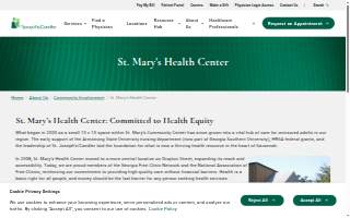 St. Mary's Health Center website