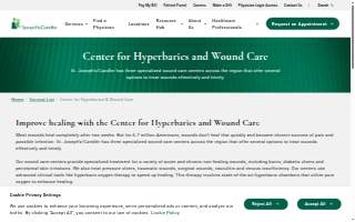 Center for Hyperbarics and Wound Care - Candler Hospital website