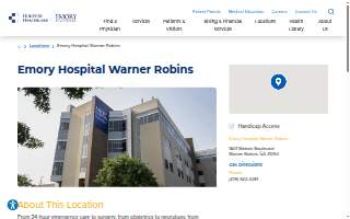 Emory Hospital Warner Robins Helipad website