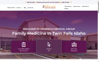 Monarch Medical Group website