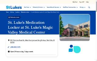 St. Luke's Medication Locker at St. Luke's Magic Valley Medical Center website
