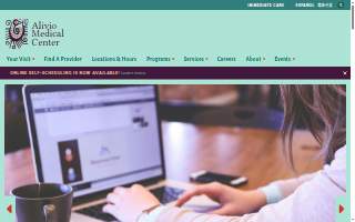 Alivio Medical Center website