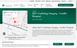 SJ/C Cardiology Imaging - Candler Hospital website