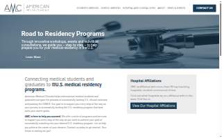 American Medical Clinicals website