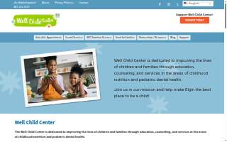 Well Child Center website