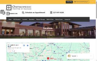 Orthopedic Center of Illinois website