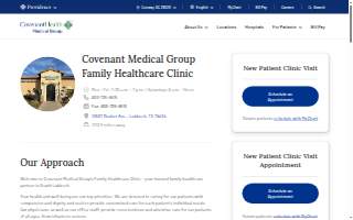 Provena Covenant Medical Family Practice website