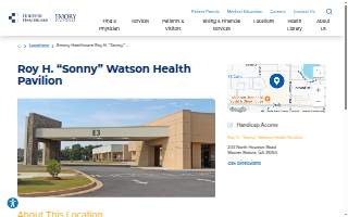 Roy H. “Sonny” Watson Health Pavilion website