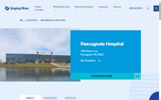 Pascagoula Hospital - Singing River Health System website