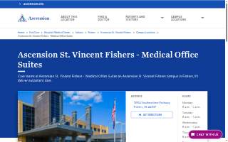 Ascension St. Vincent Fishers - Medical Office Suites website