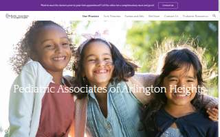 Pediatric Associates of Arlington Heights, PLLC website