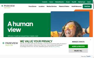 Parkview Regional Medical Center website