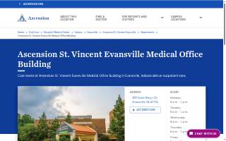 Ascension St. Vincent Evansville Medical Office Building website