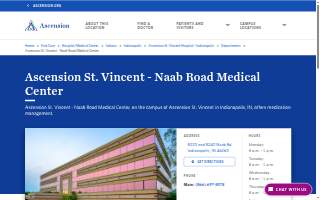 Ascension St. Vincent - Naab Road Medical Center website