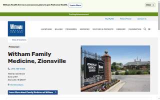 Zionsville Medical Center website
