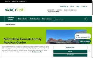 MercyOne Genesis Family Medical Center website