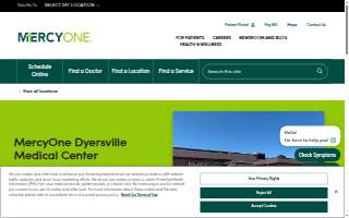 MercyOne Dyersville Medical Center website