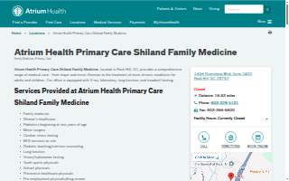 Rock Hill Medical Plaza website