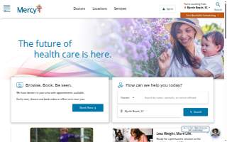 Mercy-GoHealth Urgent Care website