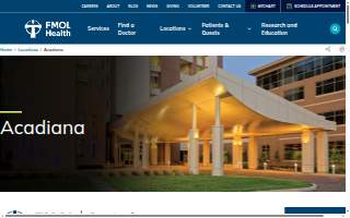 Our Lady of Lourdes Northside High Health Clinic website