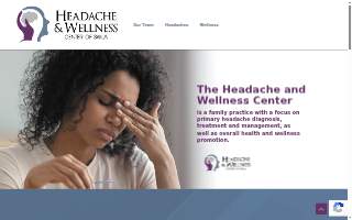 Headache & Wellness Center of SWLA website