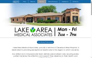 Lake Area Physicians website
