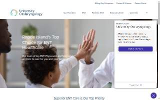 University Otolaryngology website