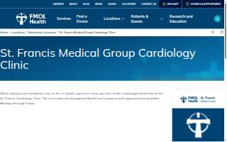 St. Francis Cardiology Clinic website