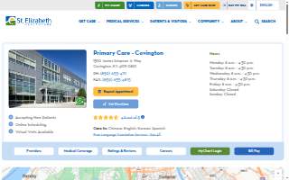 Primary Care Covington - St. Elizabeth Physicians website