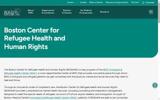 Boston Center for Refugee Health & Human Rights at Boston Medical Center website