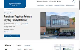 Franciscan Physician Network CityWay Family Medicine website