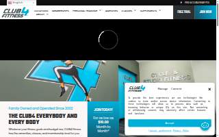 CLUB4 Fitness El Paso website
