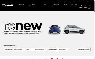 Renew Fitness website