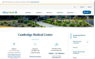 Cambridge Medical Building website