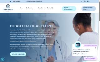 Charter Health PC website